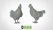 1:87 Scale - Chicken (20 Pack)